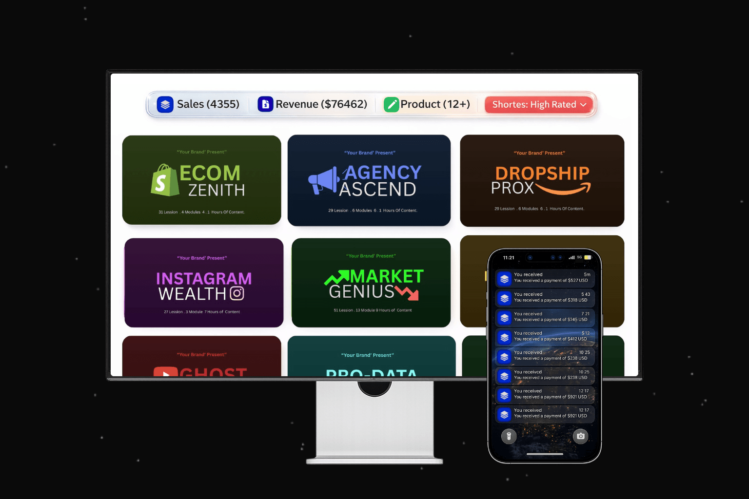Landing page preview