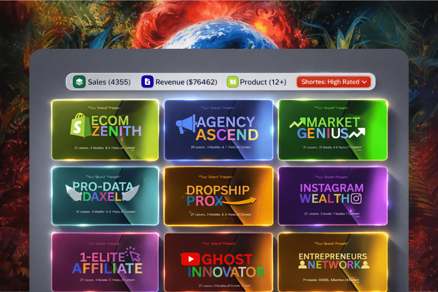 Landing page preview